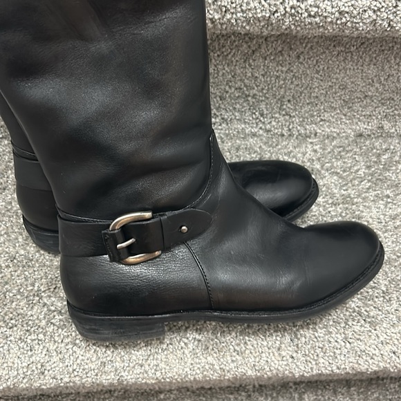 Guess black leather over the knee boots - Picture 6 of 6